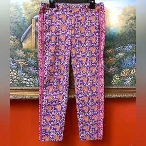 Polo Golf Ralph Lauren Vibrant Printed Purple Orange Women’s Pants Size 8